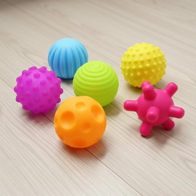 Balle sensorielle bébé 6 piéces