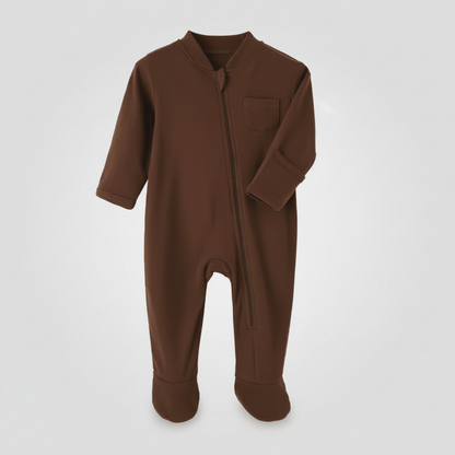 Barboteuse bébé marron