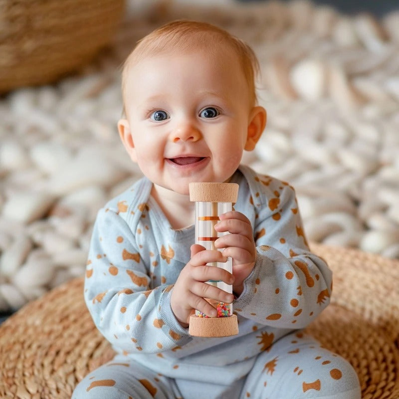Bâton de pluie bois bébé Montessori