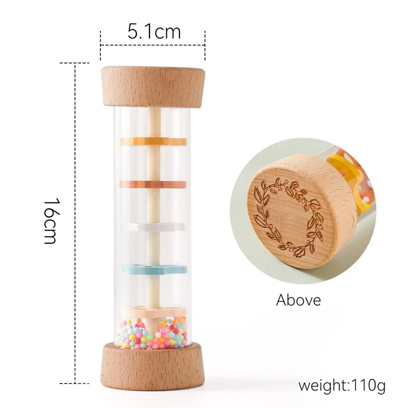Bâton de pluie bois dimensions 16 cm