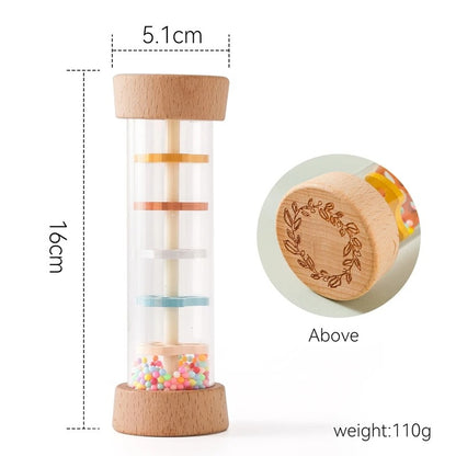 Bâton de pluie bois dimensions 16 cm