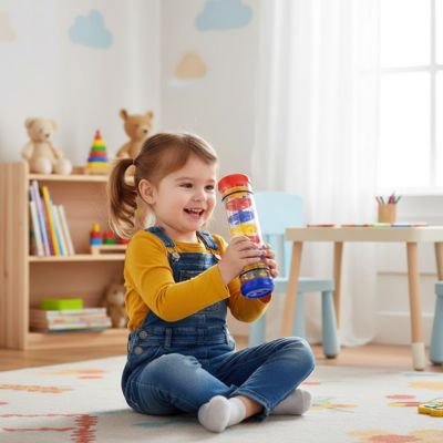 bâton de pluie Montessori éveil sensoriel