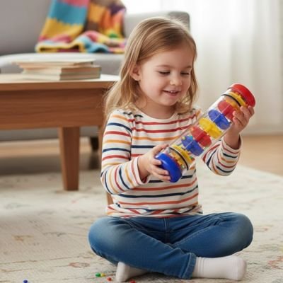 bâton de pluie perles colorées Montessori