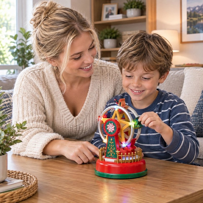 Boîte à musique découverte avec maman