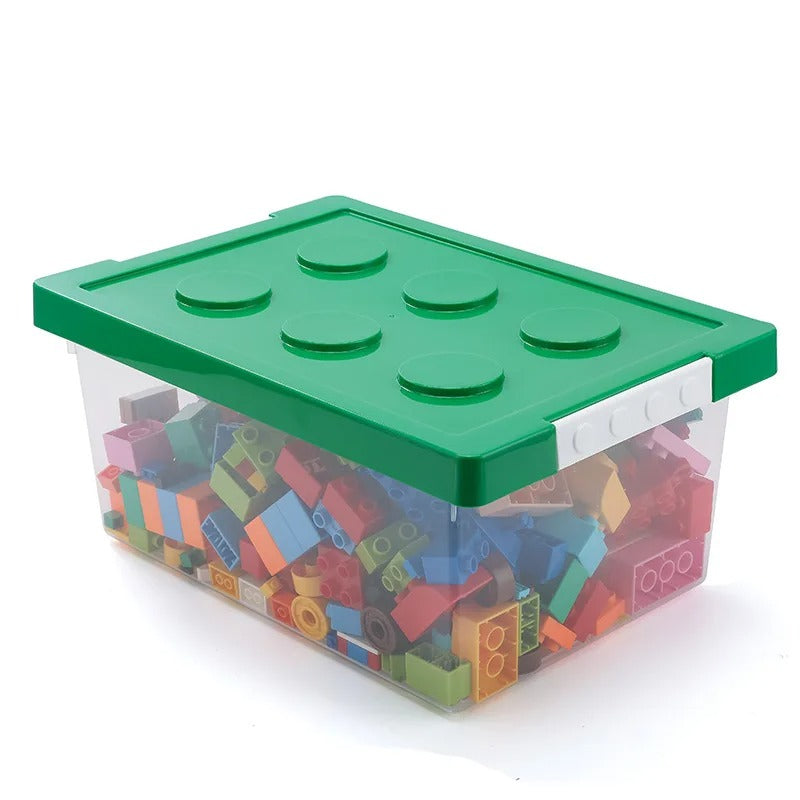 Boite de rangement plastique verte