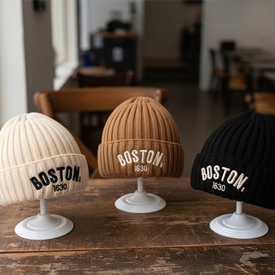 Bonnet bebe boston trois couleur
