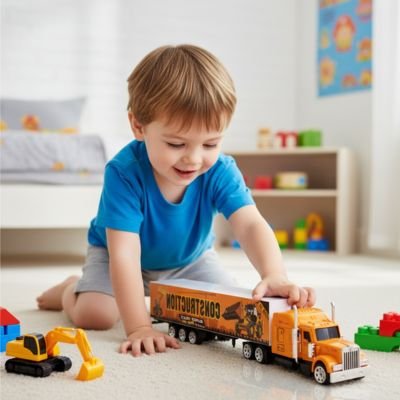 Camion jouet enfant avec mini véhicules