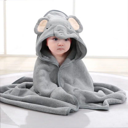 cape de bain douceur elegante elephant gris