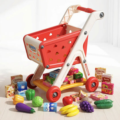 chariot de courses enfant 26 accessoires jouet complet