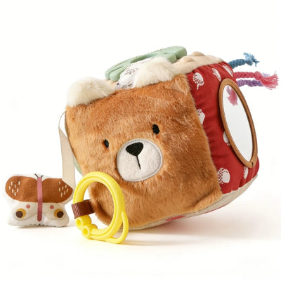 Cube pour bébé matières sensorielles
