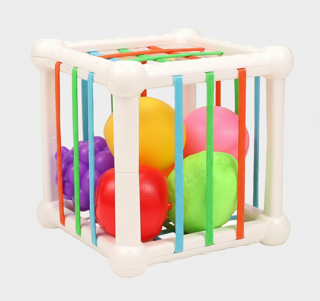 Cube sensoriel bébé motricité fine