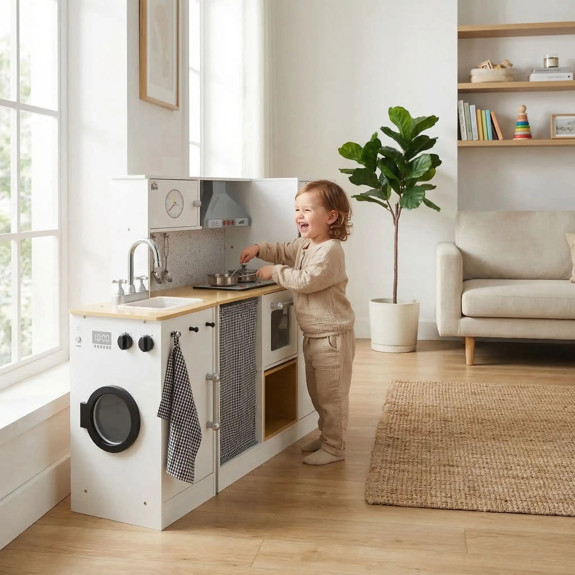 cuisine en bois enfant jeu imitation bebe