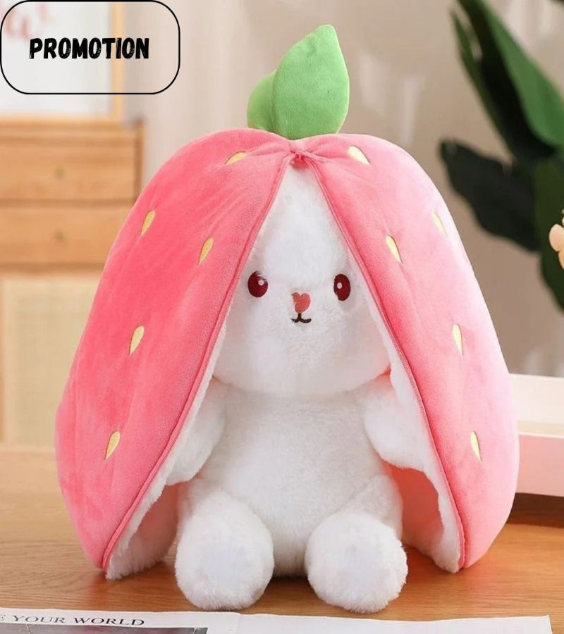 Doudou Lapin lapinounet rose fraise promotion