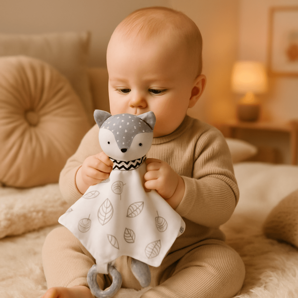 doudou pour bebe doux naturel renard