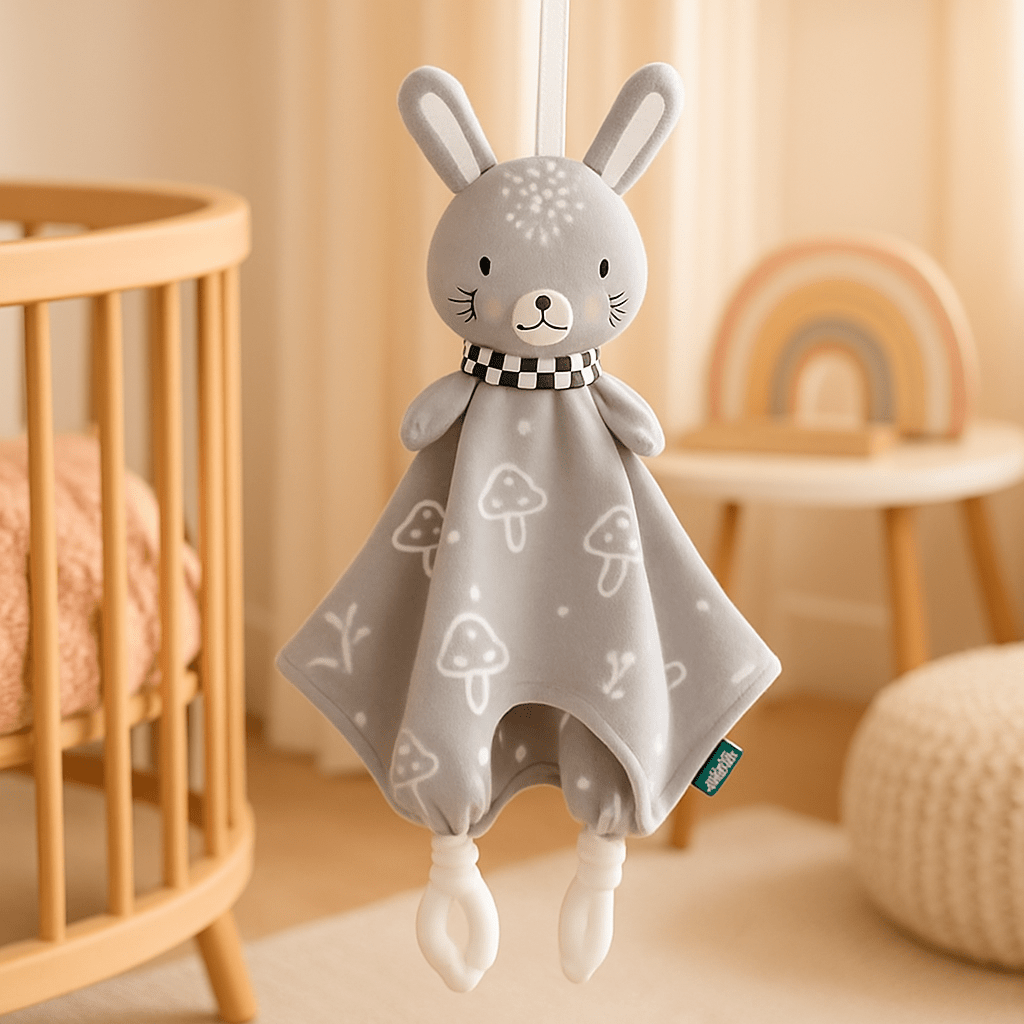 doudou pour bebe doux naturel lapin