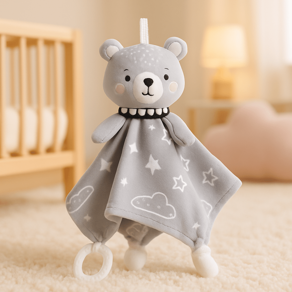 doudou pour bebe doux naturel ours