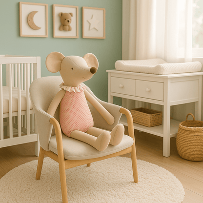 doudou souris souribou rose