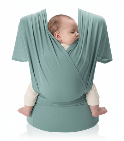 echarpe de portage confort ergonomique vert