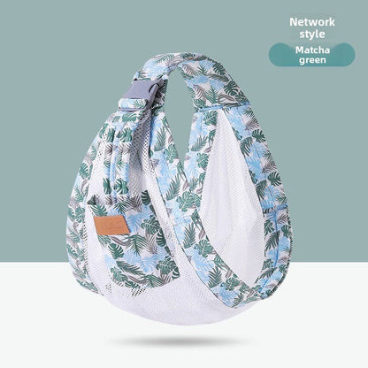 echarpe porte bebe nid doux vert matcha clair