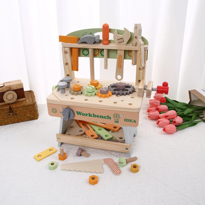 établi en bois enfant complet