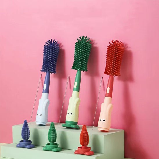 goupillon biberon plusieurs couleurs