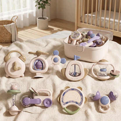 hochet bébé 3 mois kit complet 10 pièces