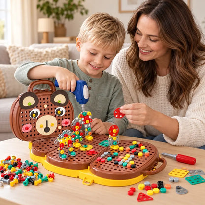 Jeu de construction en famille