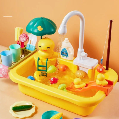 Jeu cuisine enfant canard avec eau