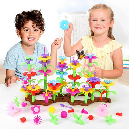 jeu de construction créatif frére et soeur