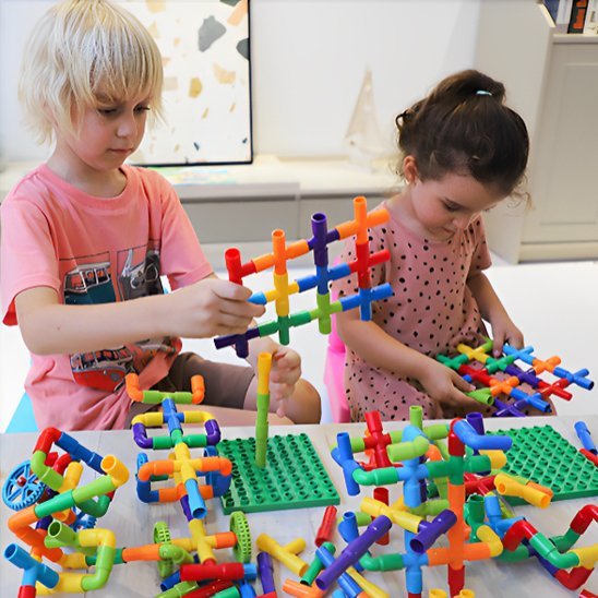 Jeux de construction et copins