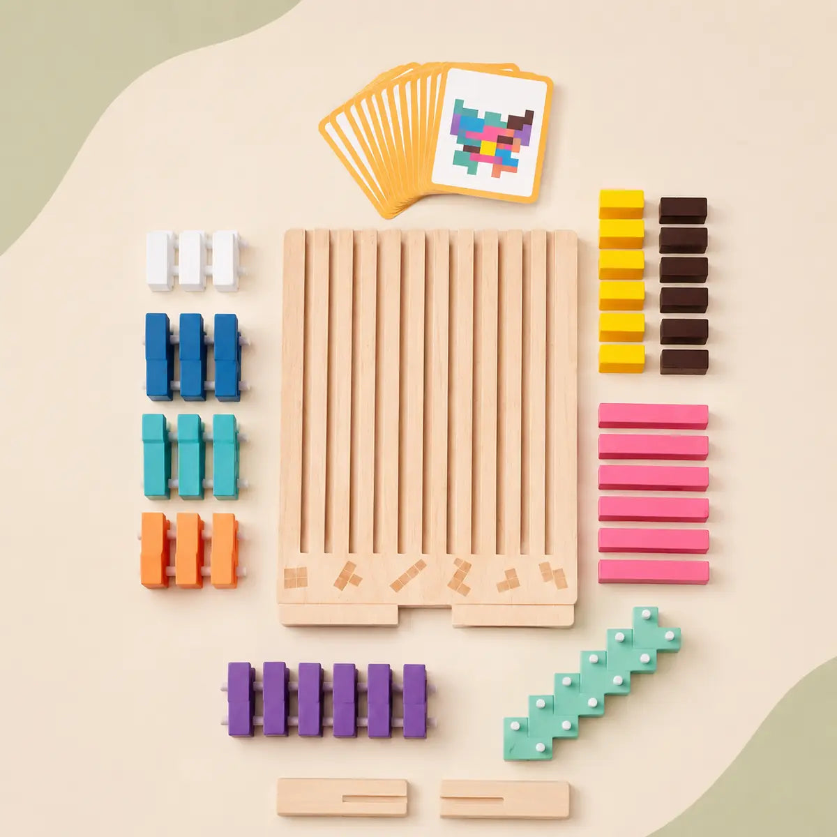 Jeu de logique enfant contenu du coffret