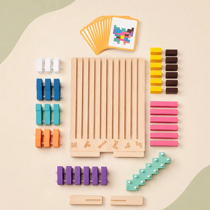 Jeu de logique enfant contenu du coffret