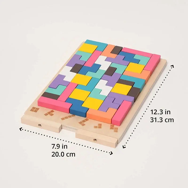 Jeu de logique enfant dimensions du plateau