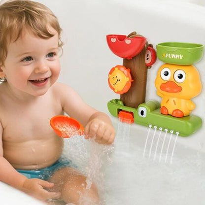 jouet baignoire bebe canardoo et enfant qui joue