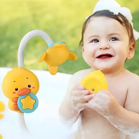 jouet bain bébé douche interaction et enfant