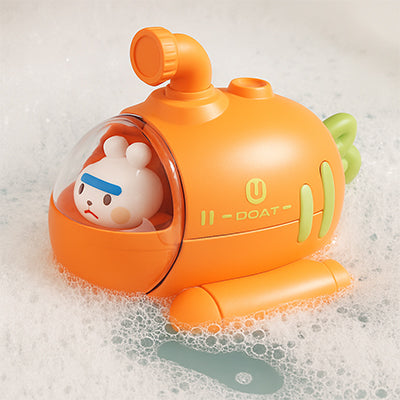 jouet bain bébé douchette sous marin lapin