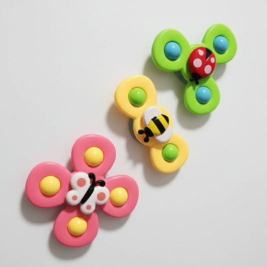 jouet bain bébé rotatif ventouse lot