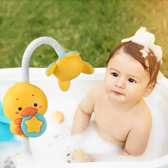 jouet de bain colorfun canard et enfant