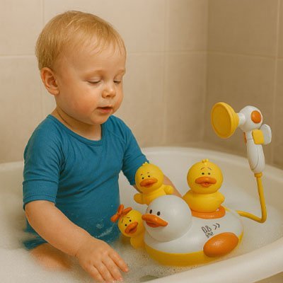 Jouet de bain pour bébé | Coloré et Sécurisé