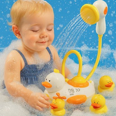 Jouet de bain pour bébé | Coloré et Sécurisé
