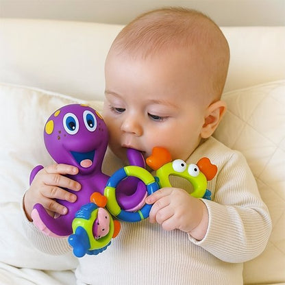 jouet de bain pour bebe pieuvre dans le lit