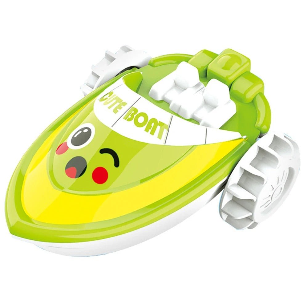 jouet de bain pour bébé bateaux vert image