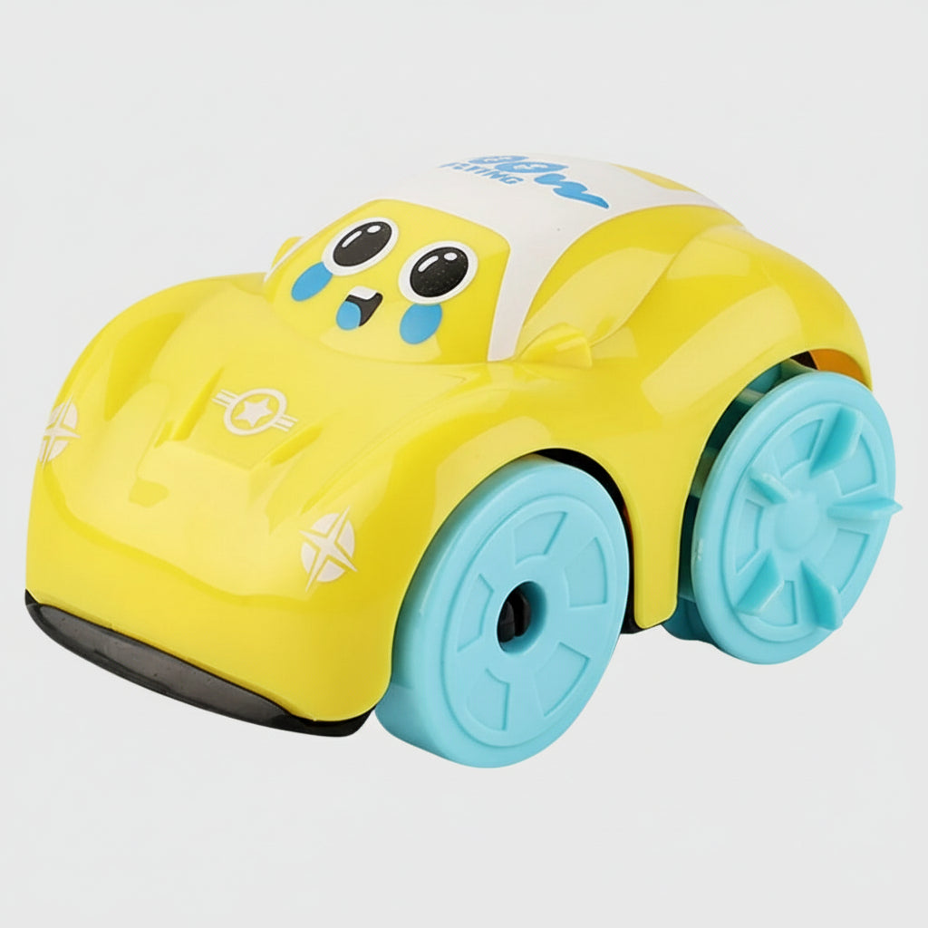 jouet de bain pour bebe splash educatif voiture jaune