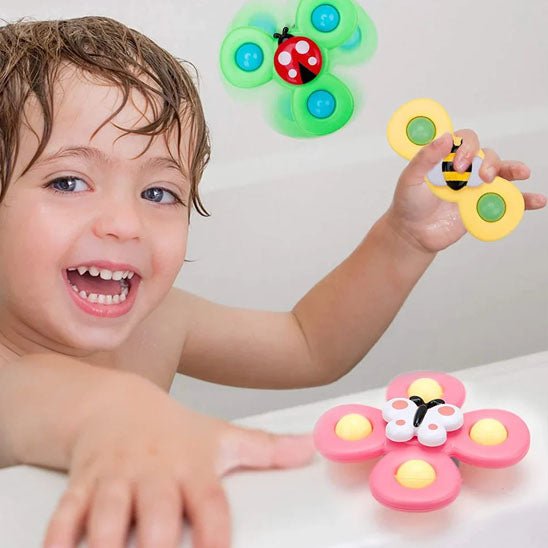 jouet de bain tournibain avec petit garçon