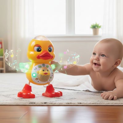 jouet musical bébé canard dansant interactif