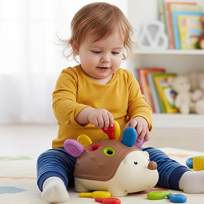 jouet pour bebe 18 mois hérisson motricité fine