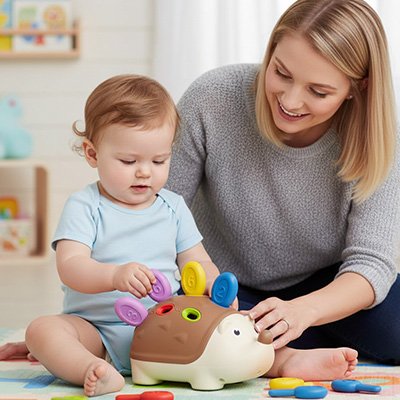 jouet pour bebe 18 mois maman et bébé Montessori