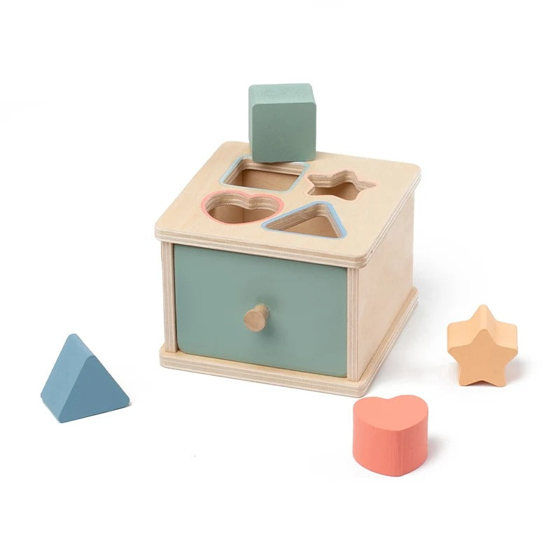 Cube en Bois pour Bébé | Jeu de Tri Montessori