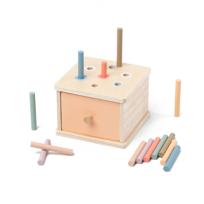 Cube en Bois pour Bébé | Jeu de Tri Montessori