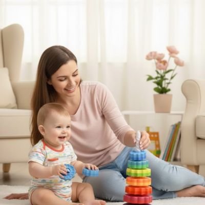 maman bébé jouet empilable bébé 18 mois